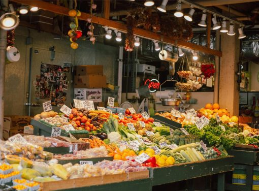 farmers market, vegetable stands