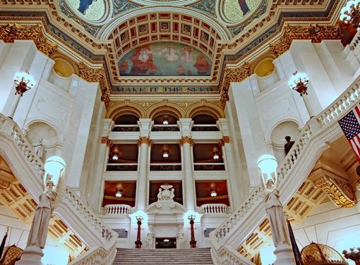 Harrisburg state capitol bldg - interior