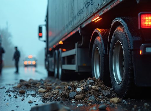 truck after accident